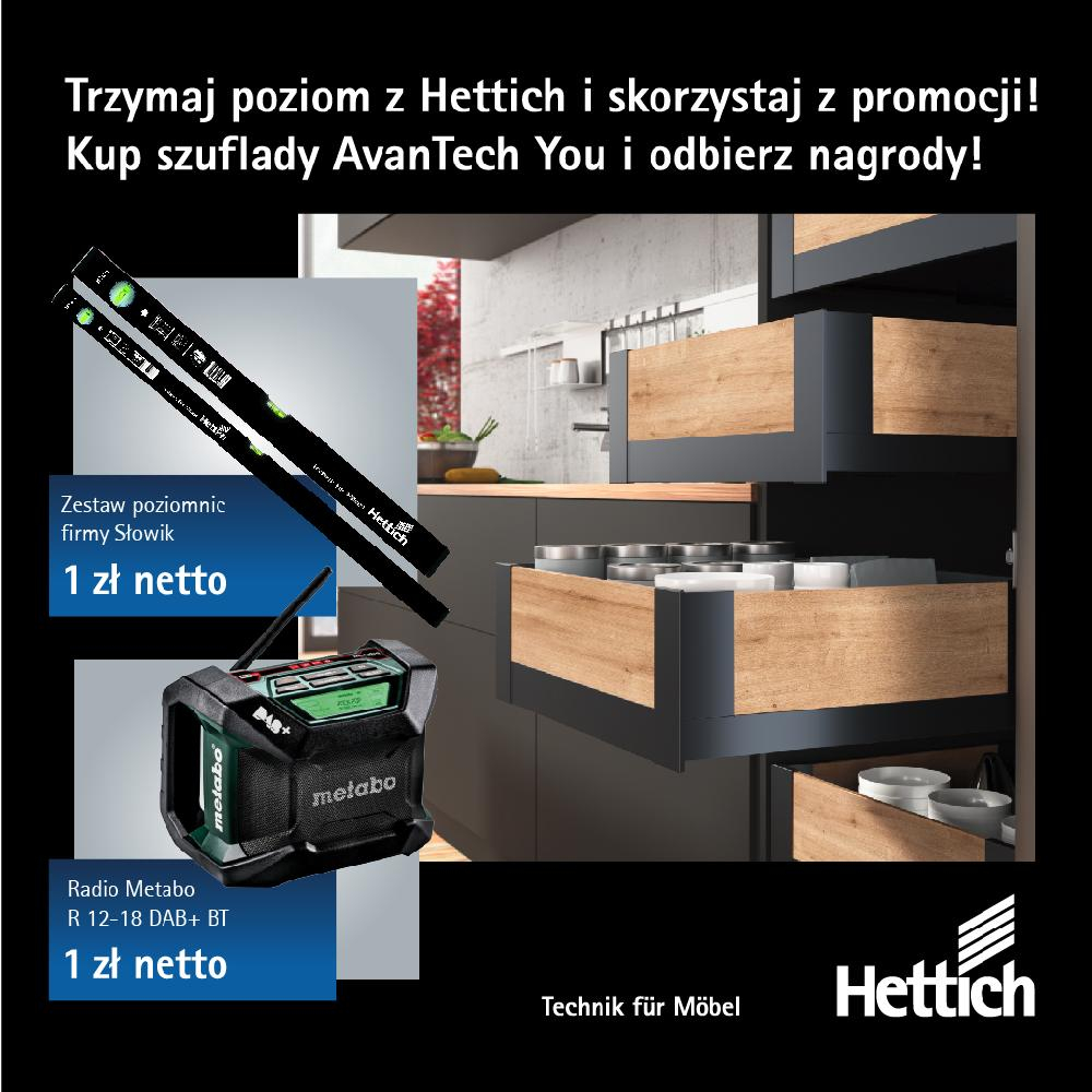 Promocja szuflad AvanTech YOU Hettich Polska