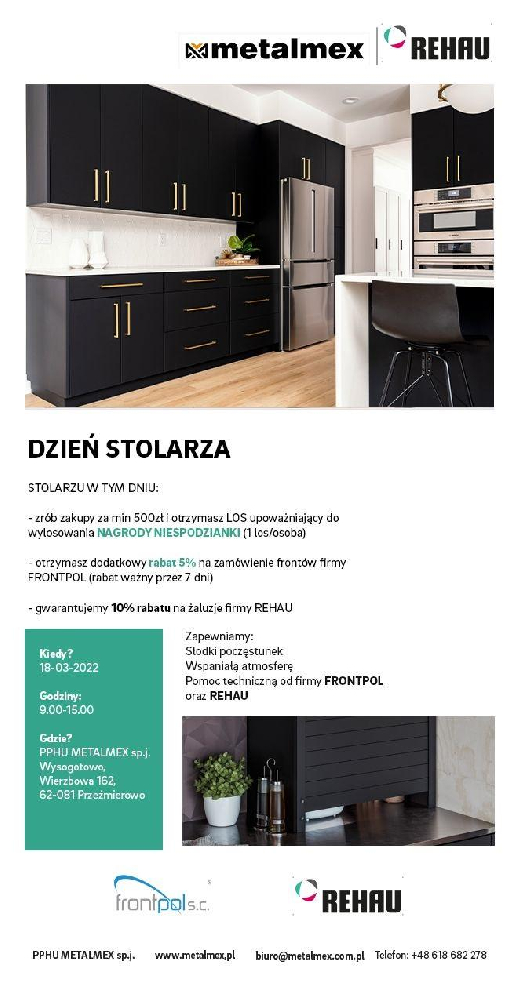 Dzień stolarza w Metalmex